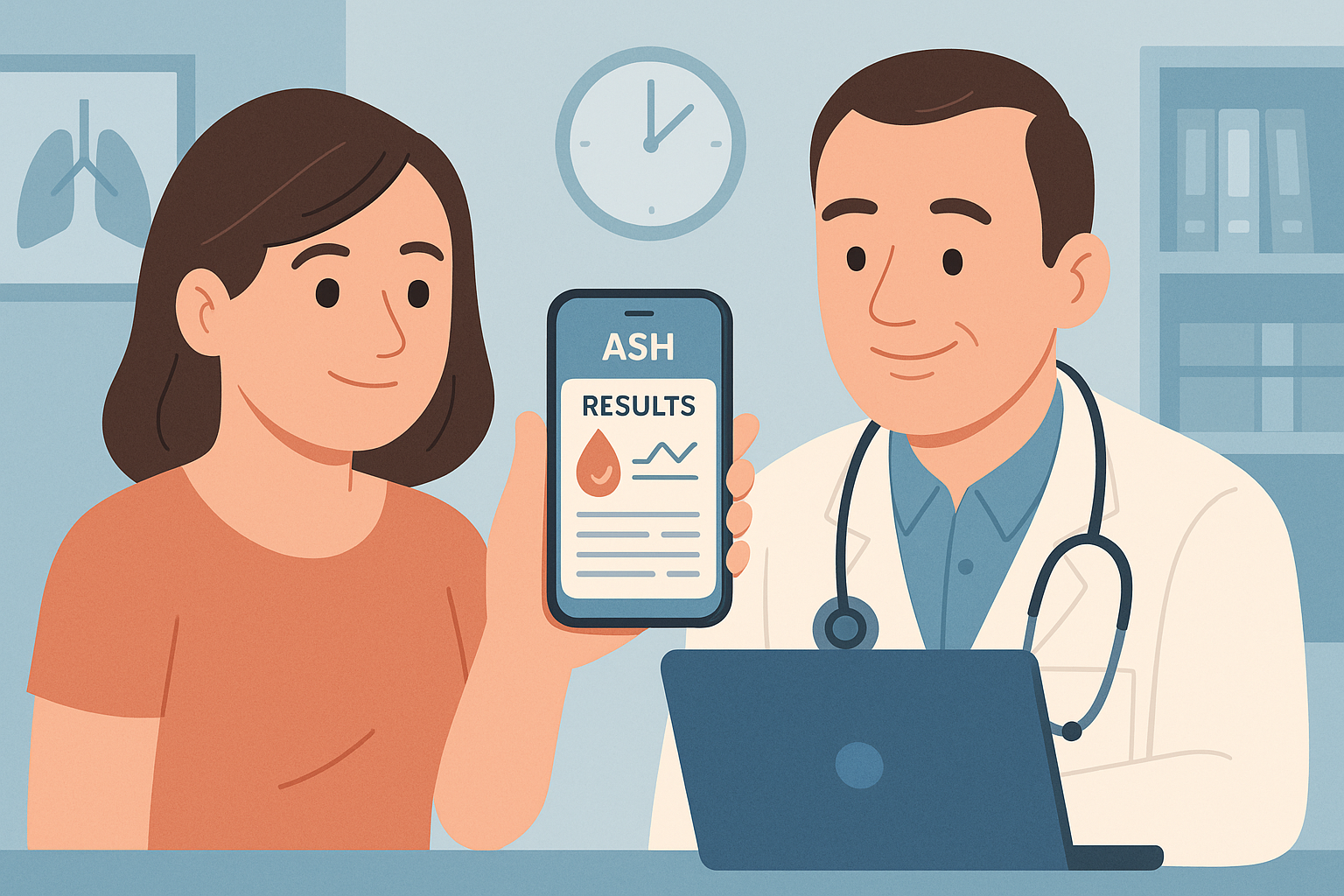 Résultats d’analyse toujours accessibles avec ASH : Une solution simple pour une santé mieux suivie